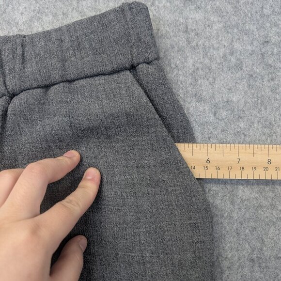 Wilfred Aritzia Wool charcoal gray jogger trouser pant elastic ankle office - Picture 9 of 9